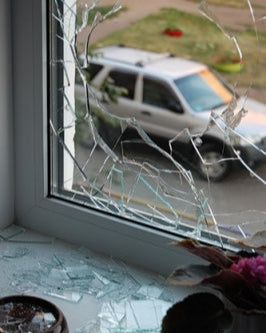 Broken Door Glass Double Pane Repair Combo